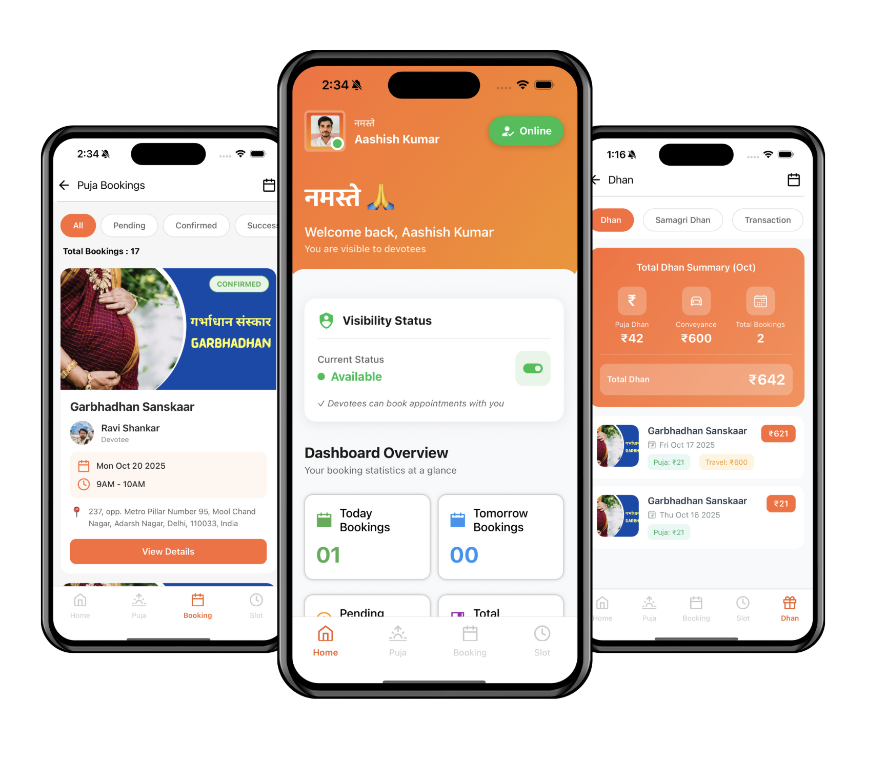 Vedic Purohit App Preview